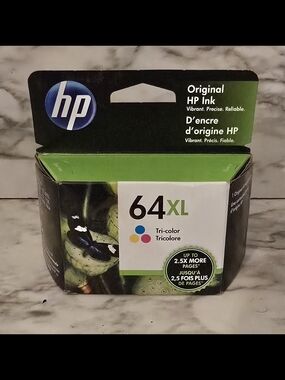 DRAFT HP 64XL Toner TRI-COLOR Genuine Expired May 2023 FACTORY SEALED